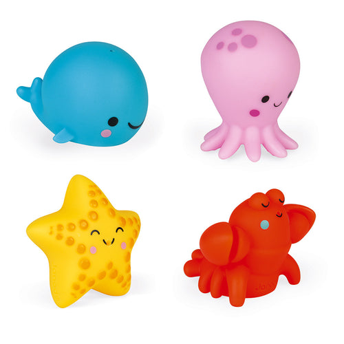 Animales del mar, juguetes para baño Janod