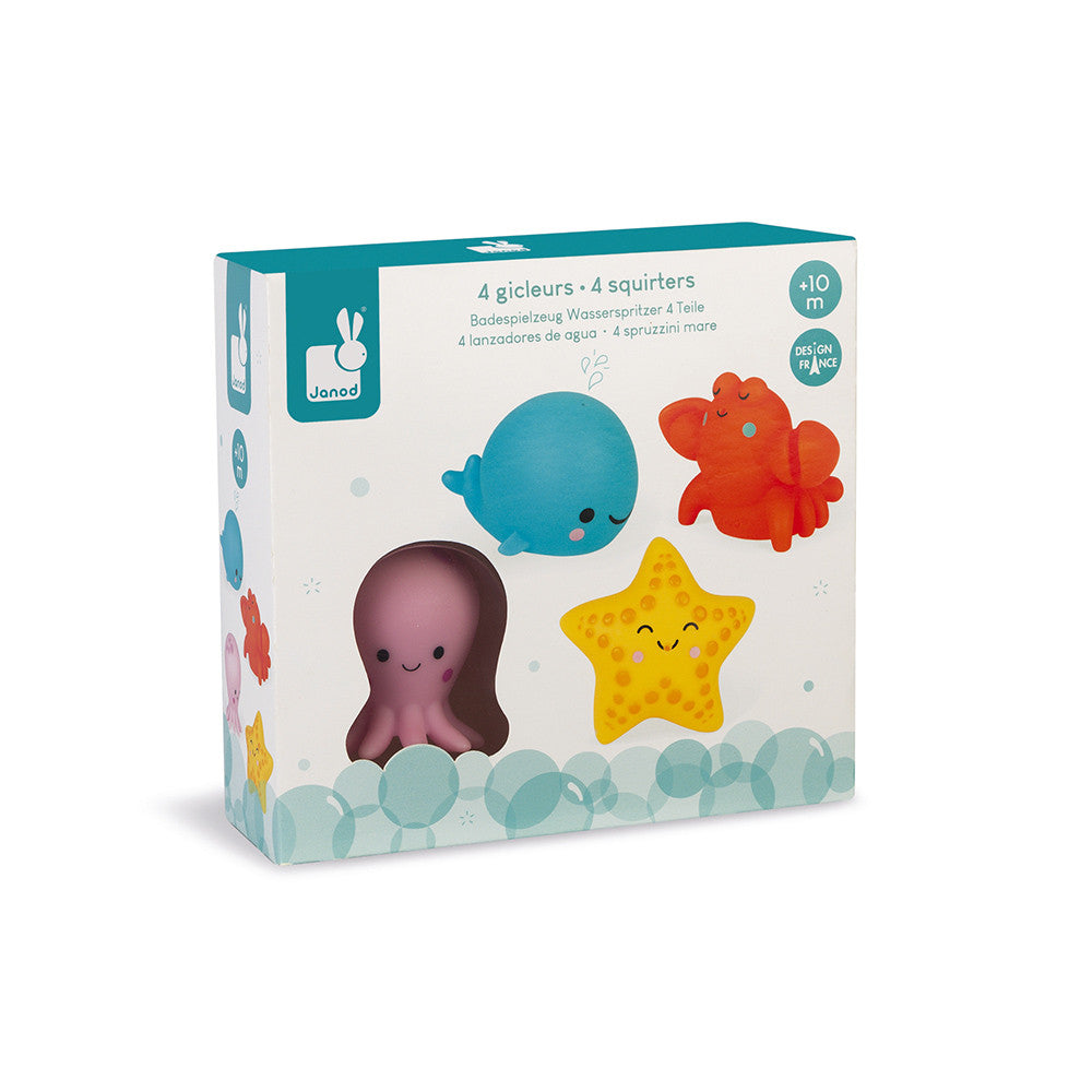 Animales del mar, juguetes para baño Janod