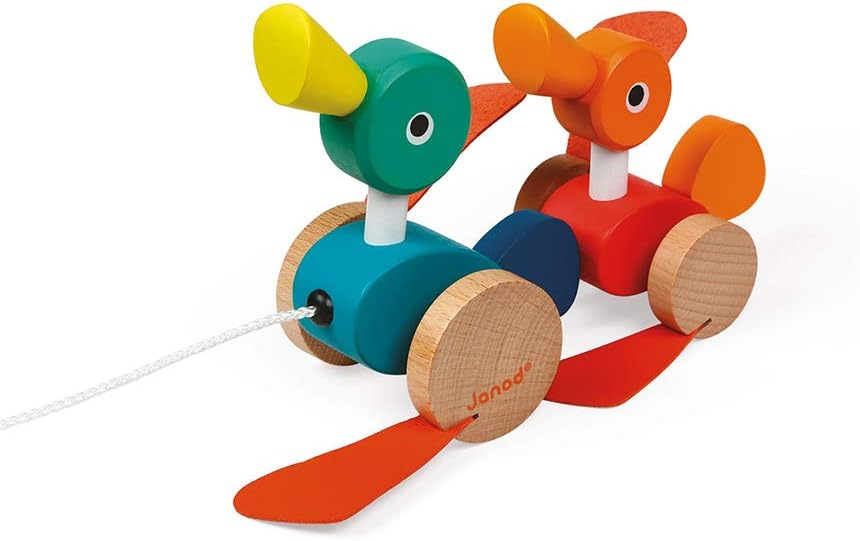 Patos para pasear con ruedas Janod