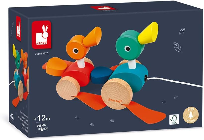 Patos para pasear con ruedas Janod
