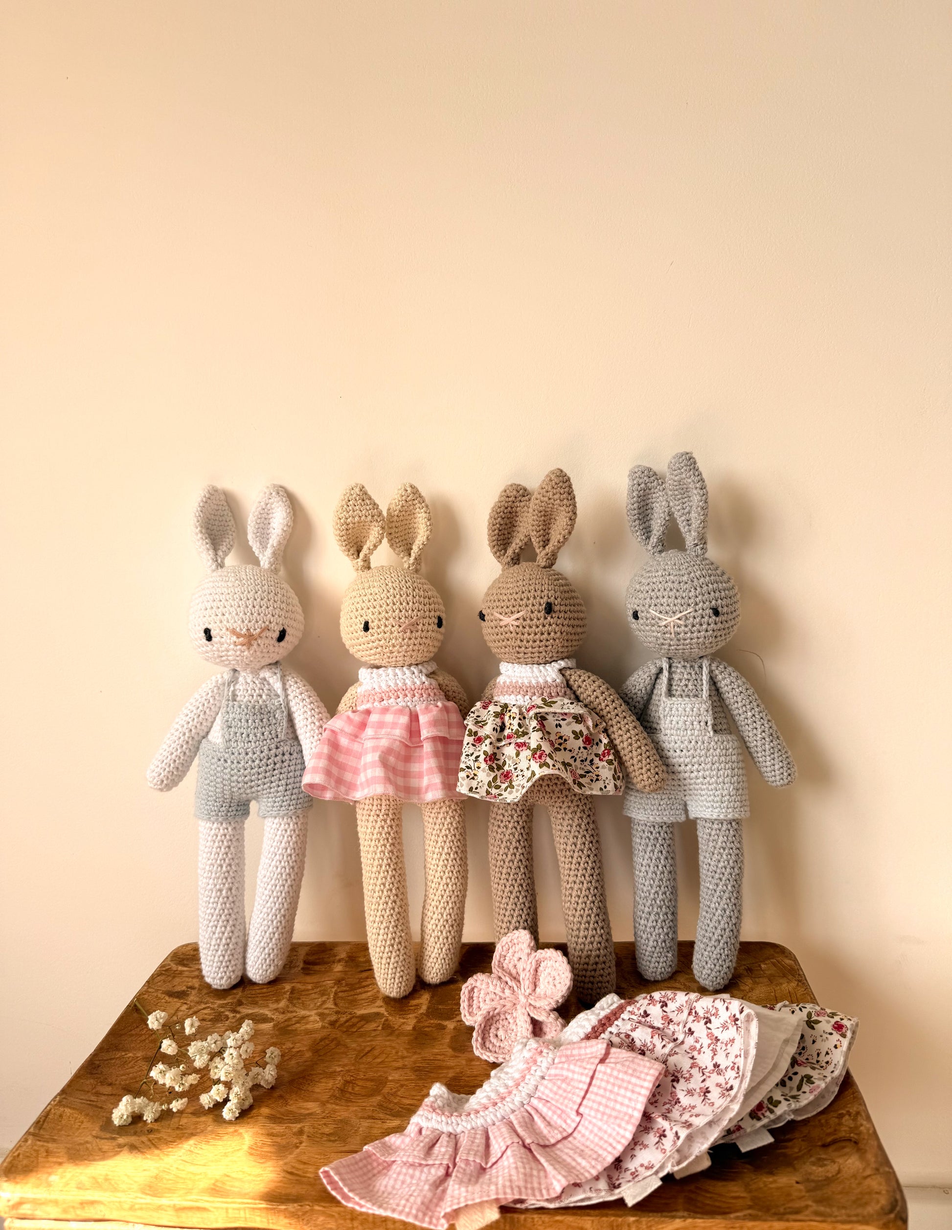 Set 6 (conejo vestido y dos prendas de conejo)