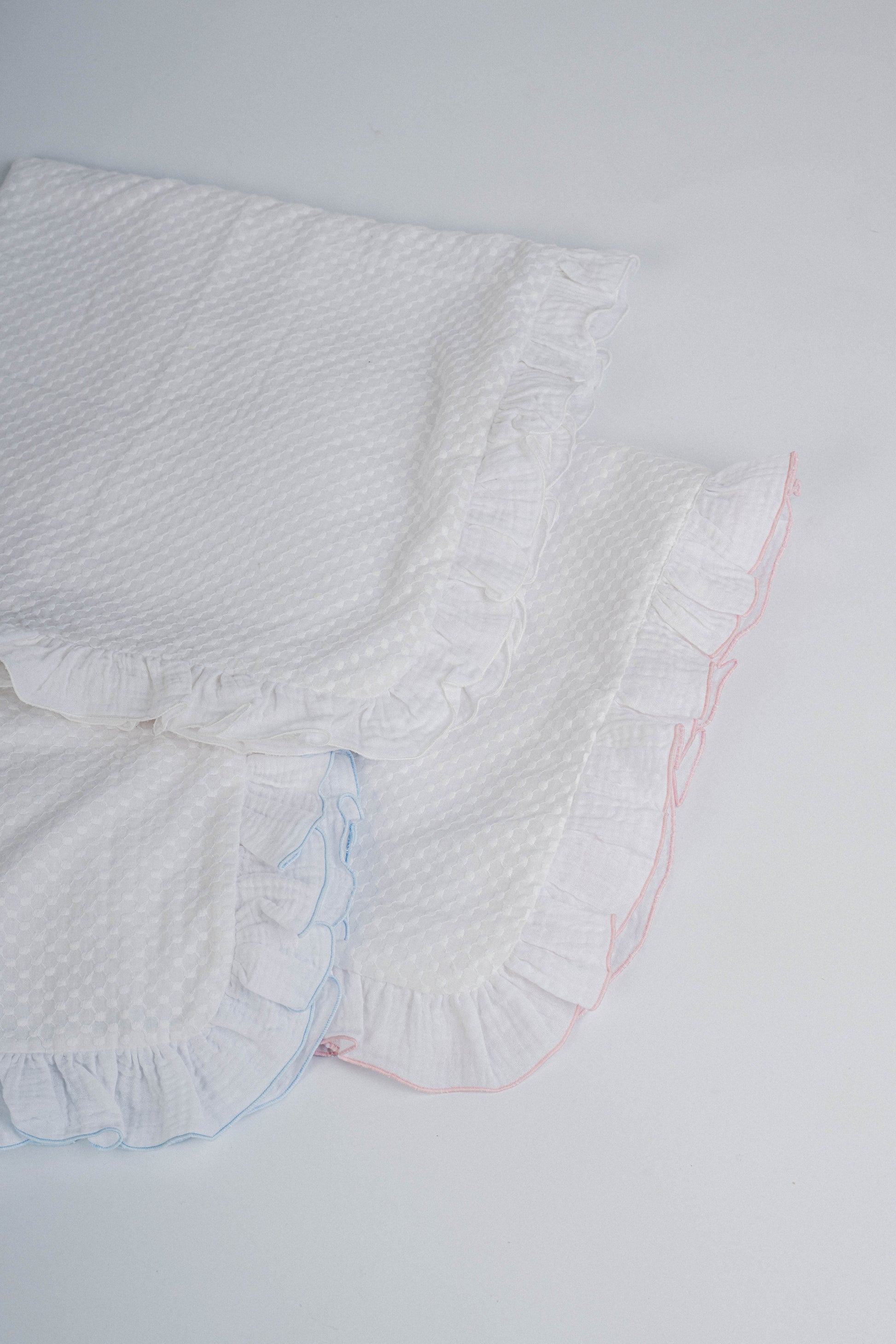 Rebozo de algodón bordado