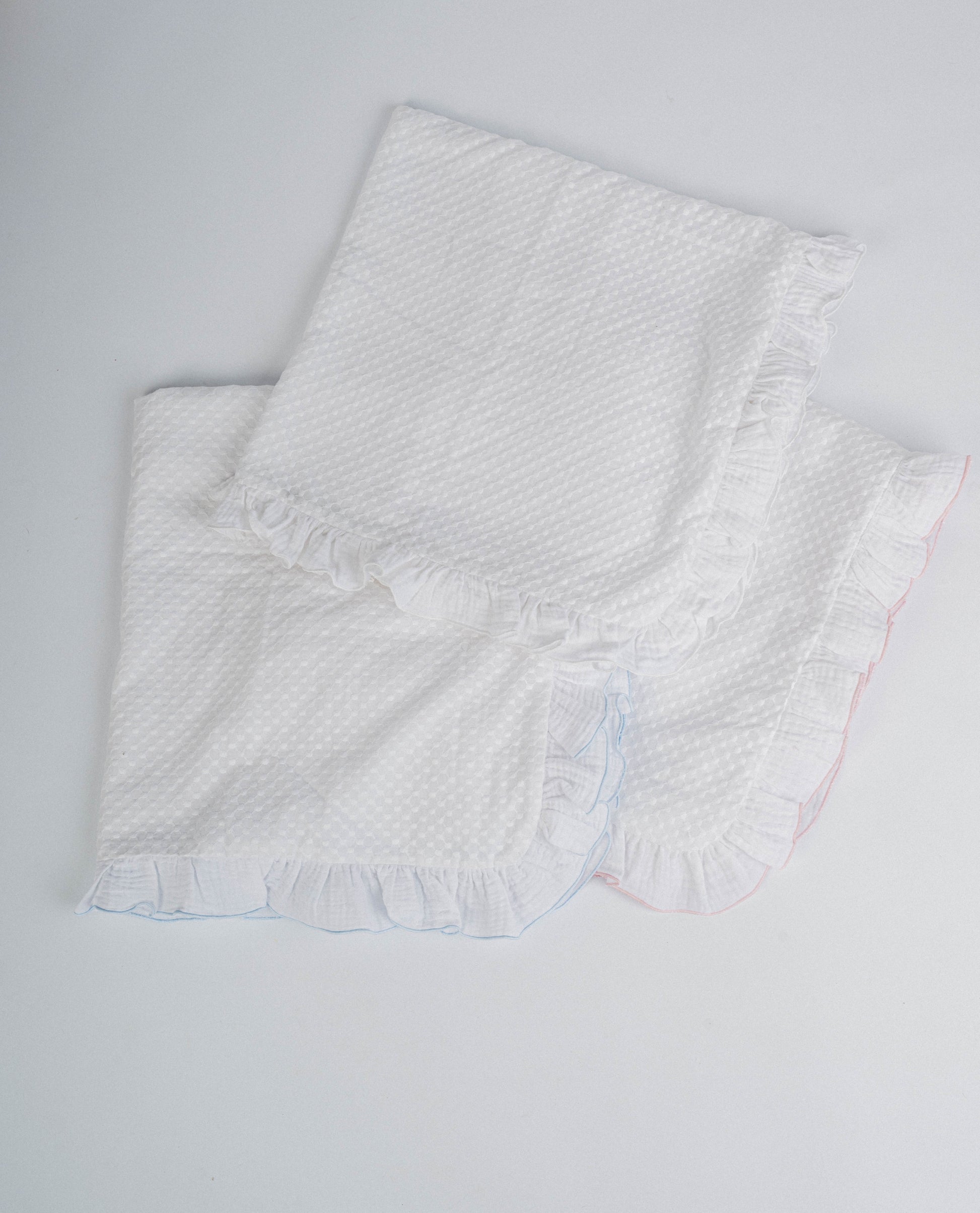 Rebozo de algodón bordado