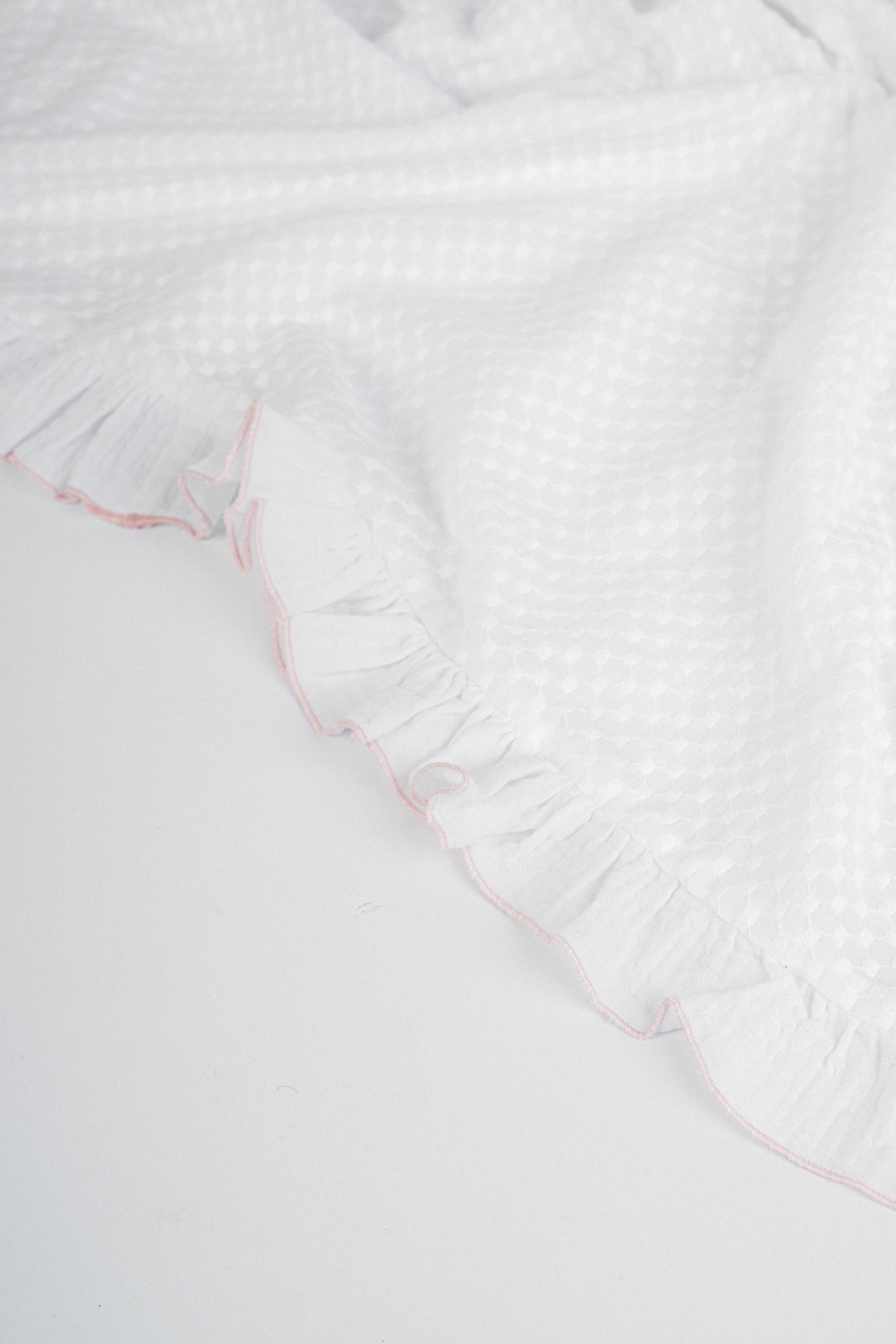 Rebozo de algodón bordado