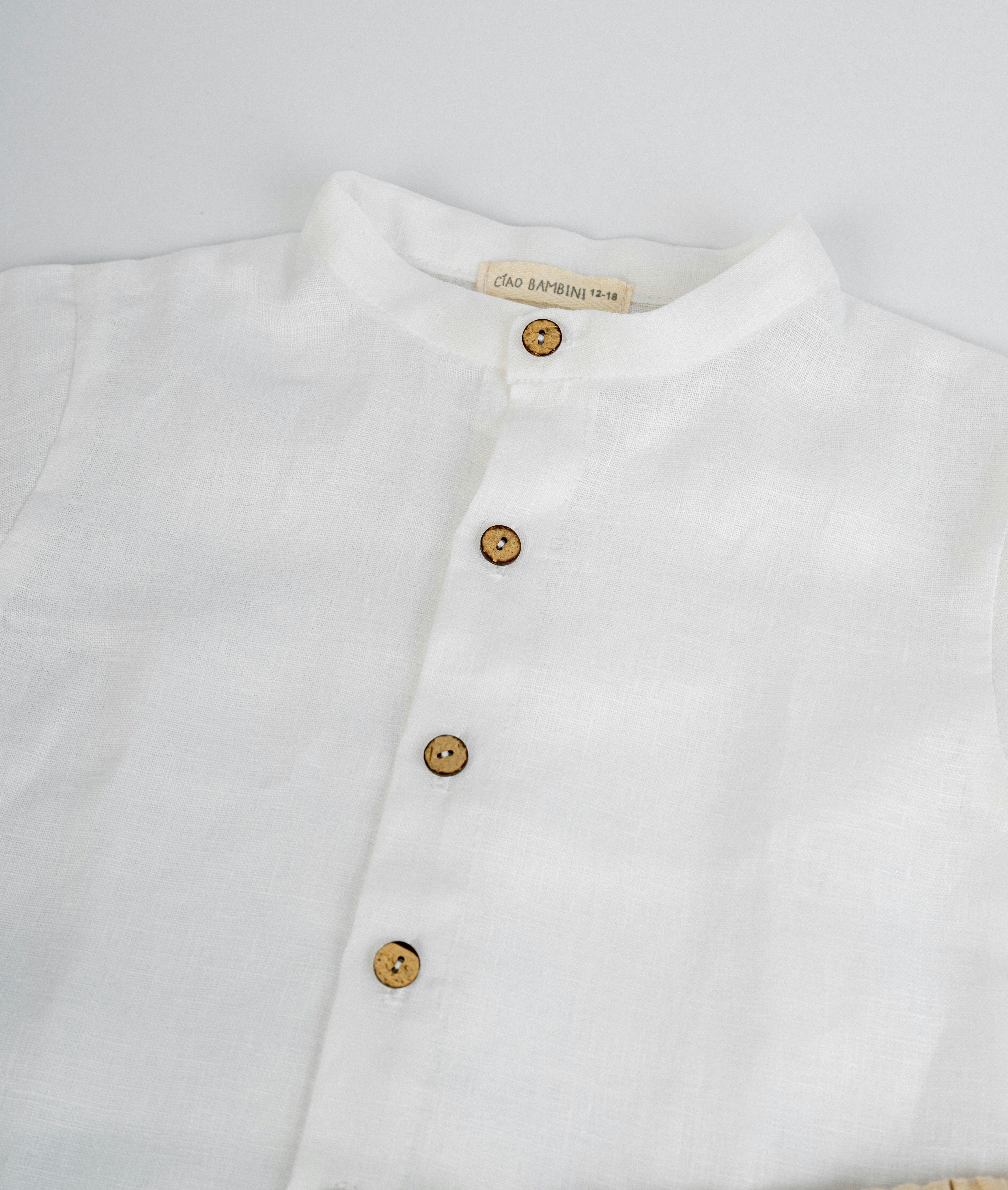 Camisa Manga Larga Lino