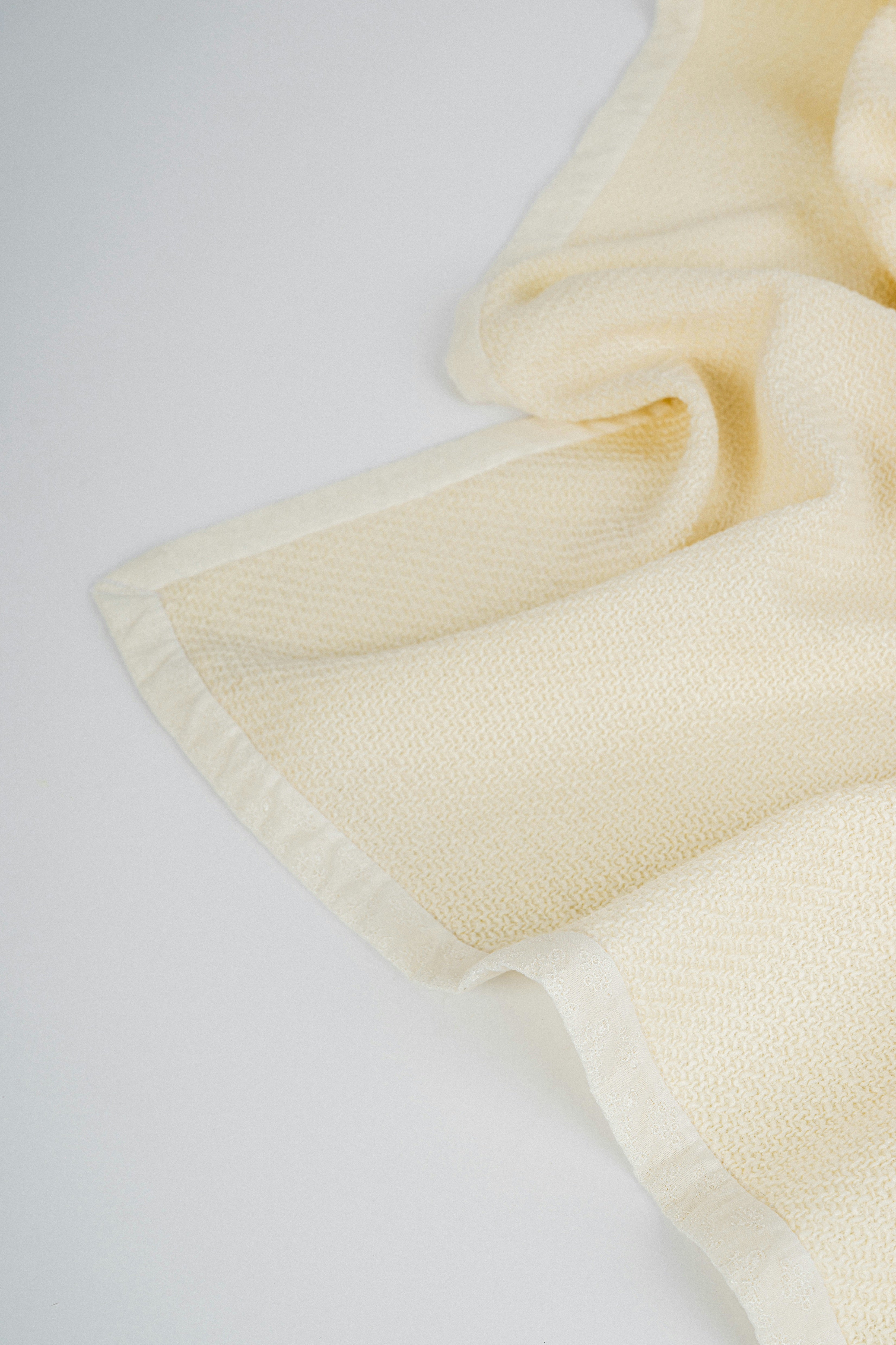 Manta de lana con algodón