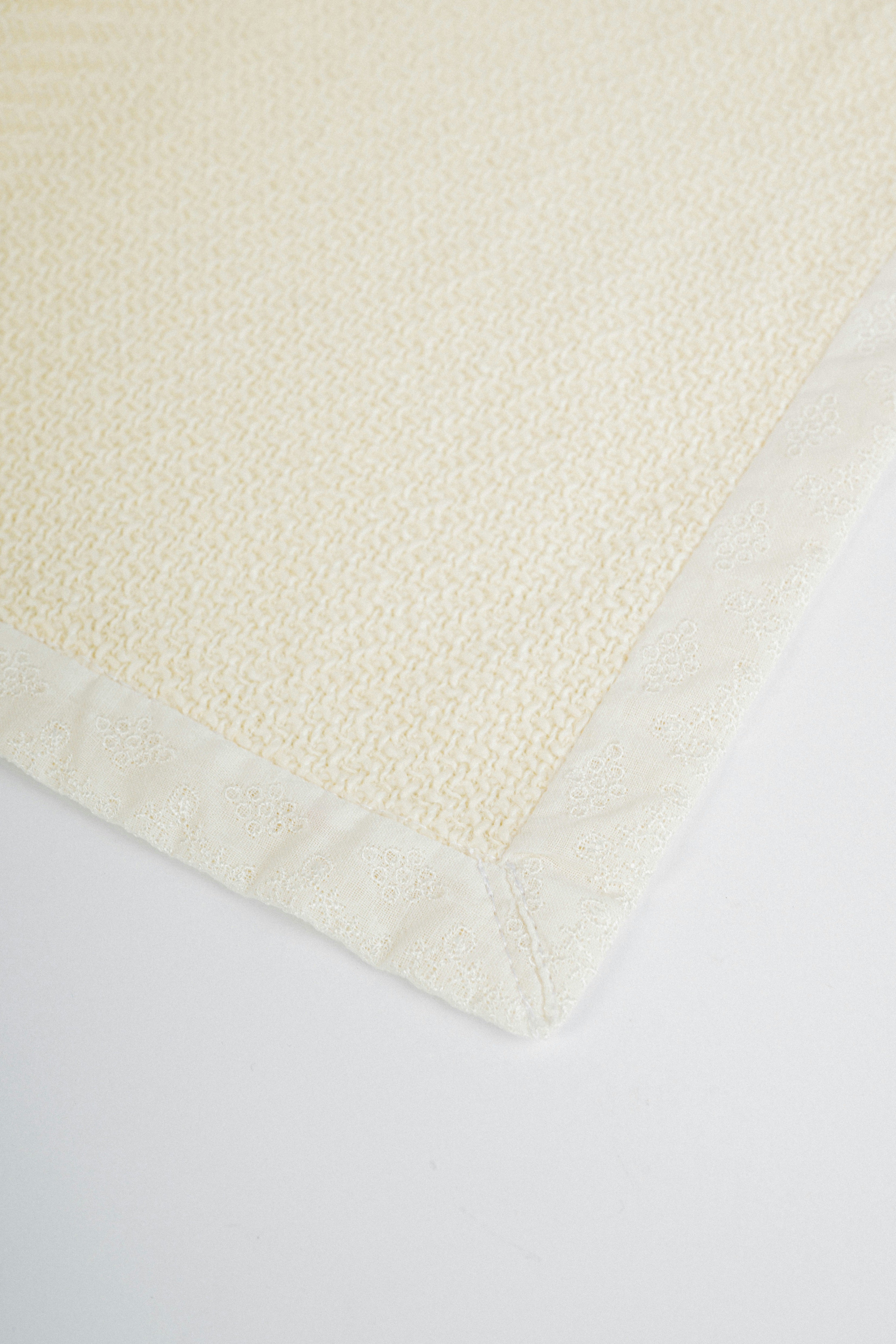 Manta de lana con algodón